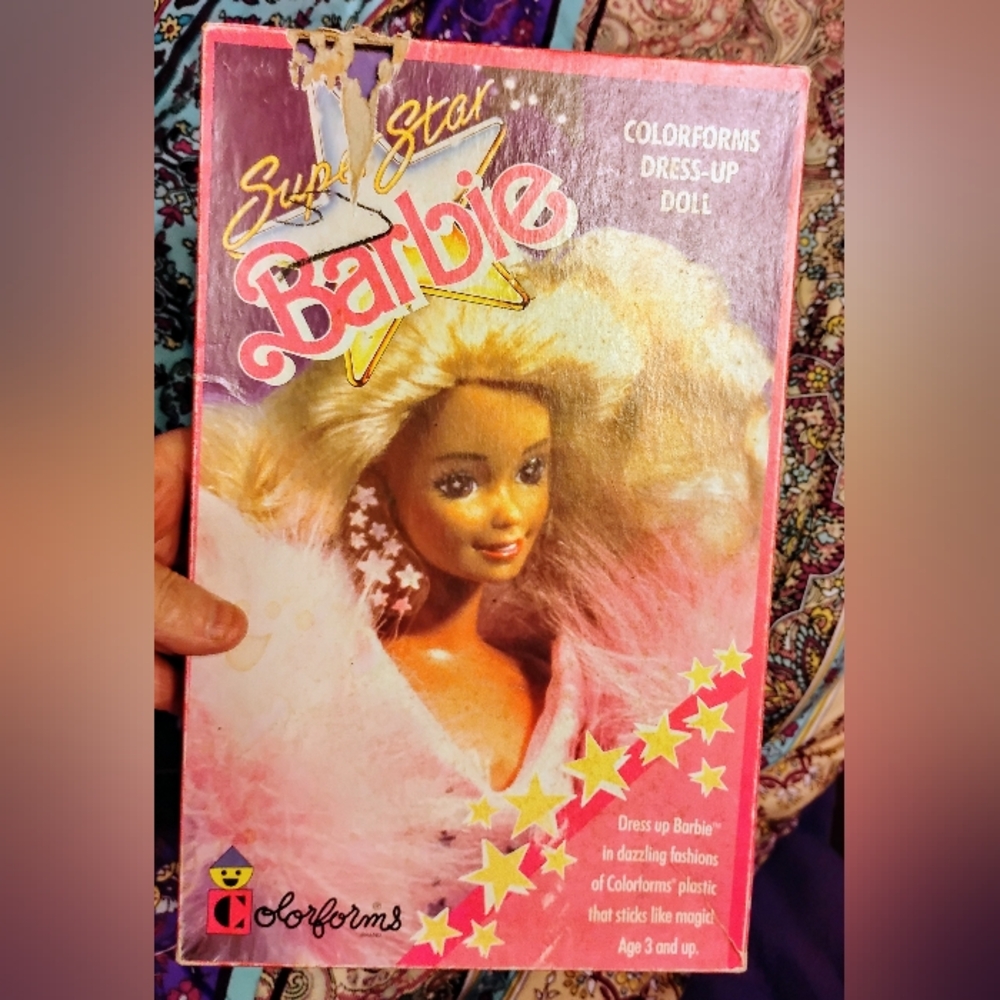 Vintage Barbie Super Star Color Forms Dress-up Doll